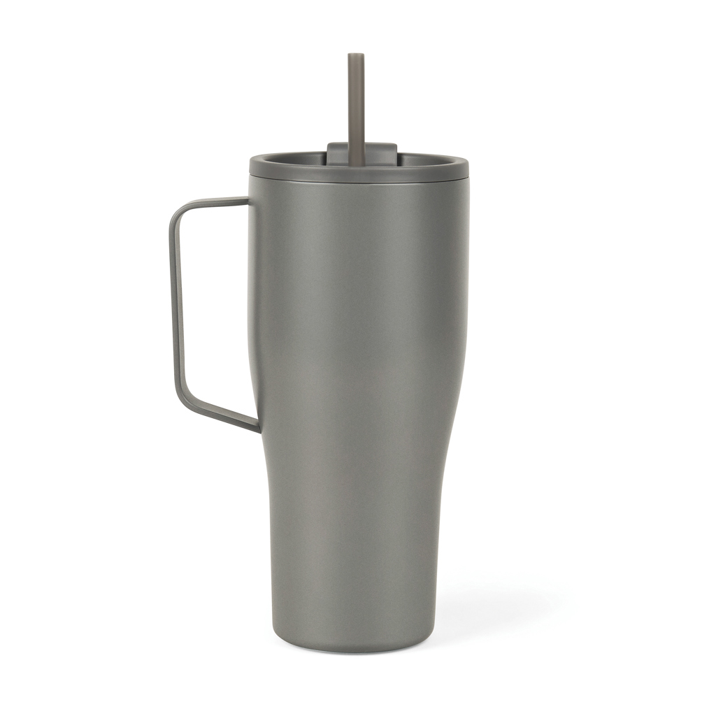 Mug isotherme en inox recyclé recyclé certifié Vinga Eos Voyager 800 mL_Gris