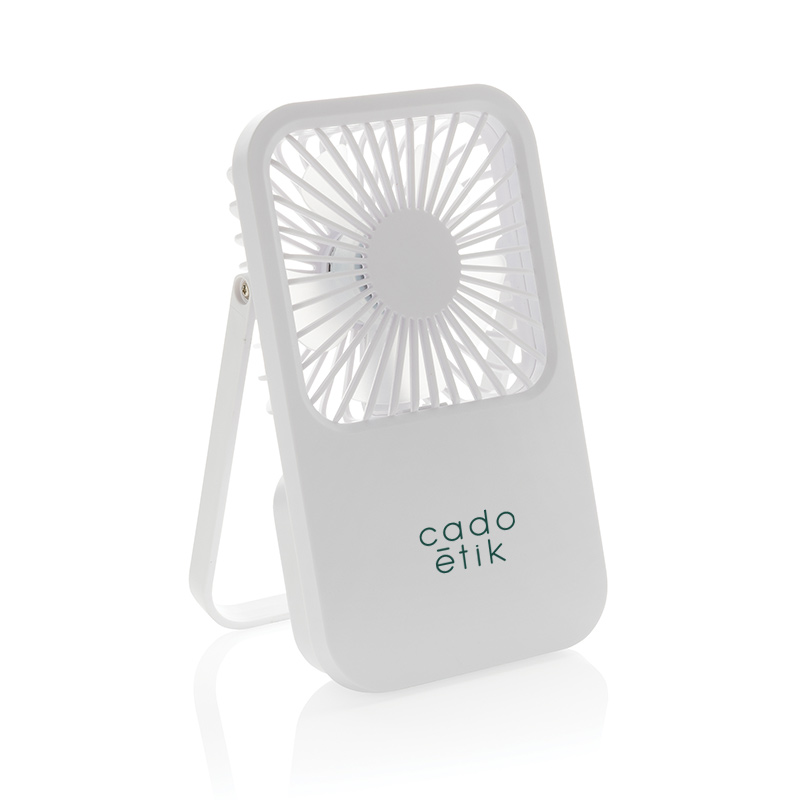 Ventilateur de bureau rechargeable personnalisé Aervina_01