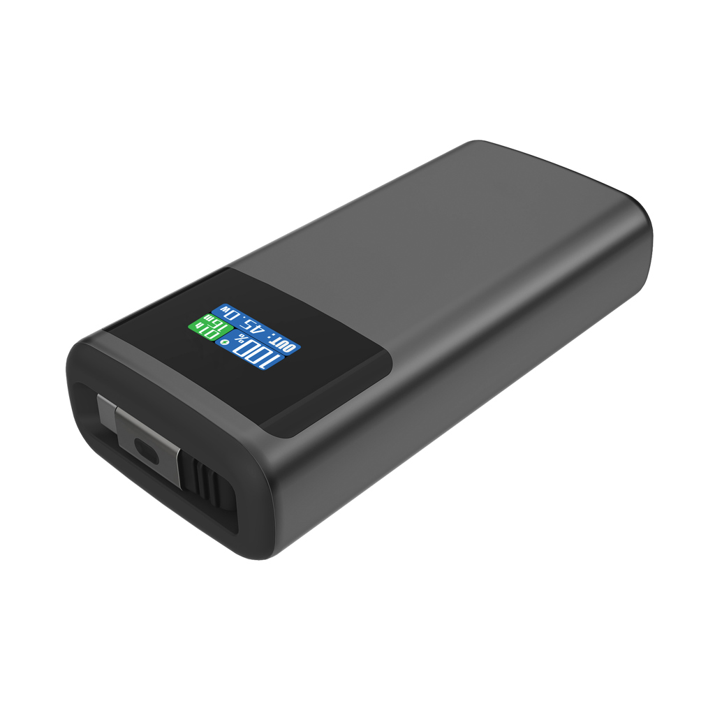 Batterie externe personnalisée 10 000 mAh Quantum 45 W_Gris