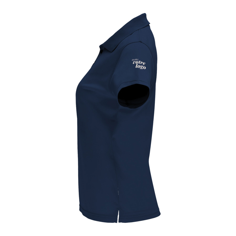 Polo sport femme en polyester certifié Monzha 150 g_04