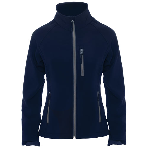 Veste Softshell femme en polyester certifié Antartida 300 g_Bleu marine