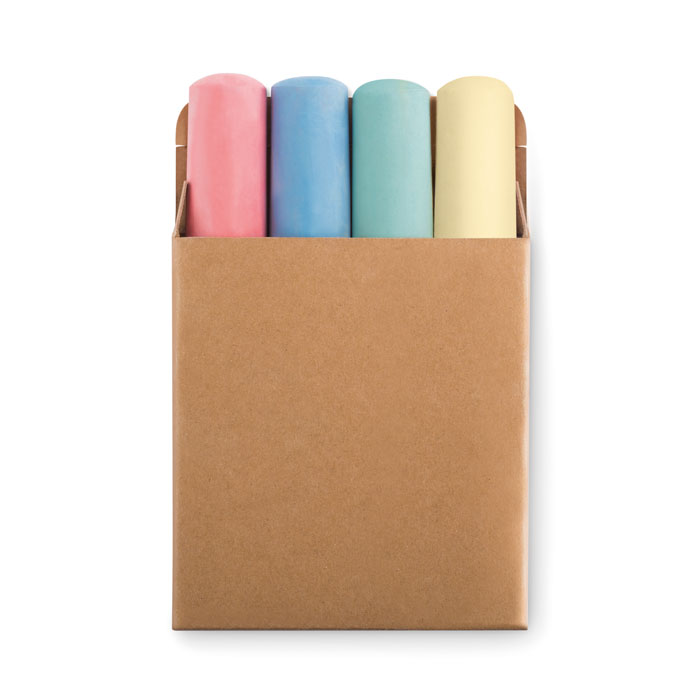 Etui 4 grandes craies de rue Street_Beige