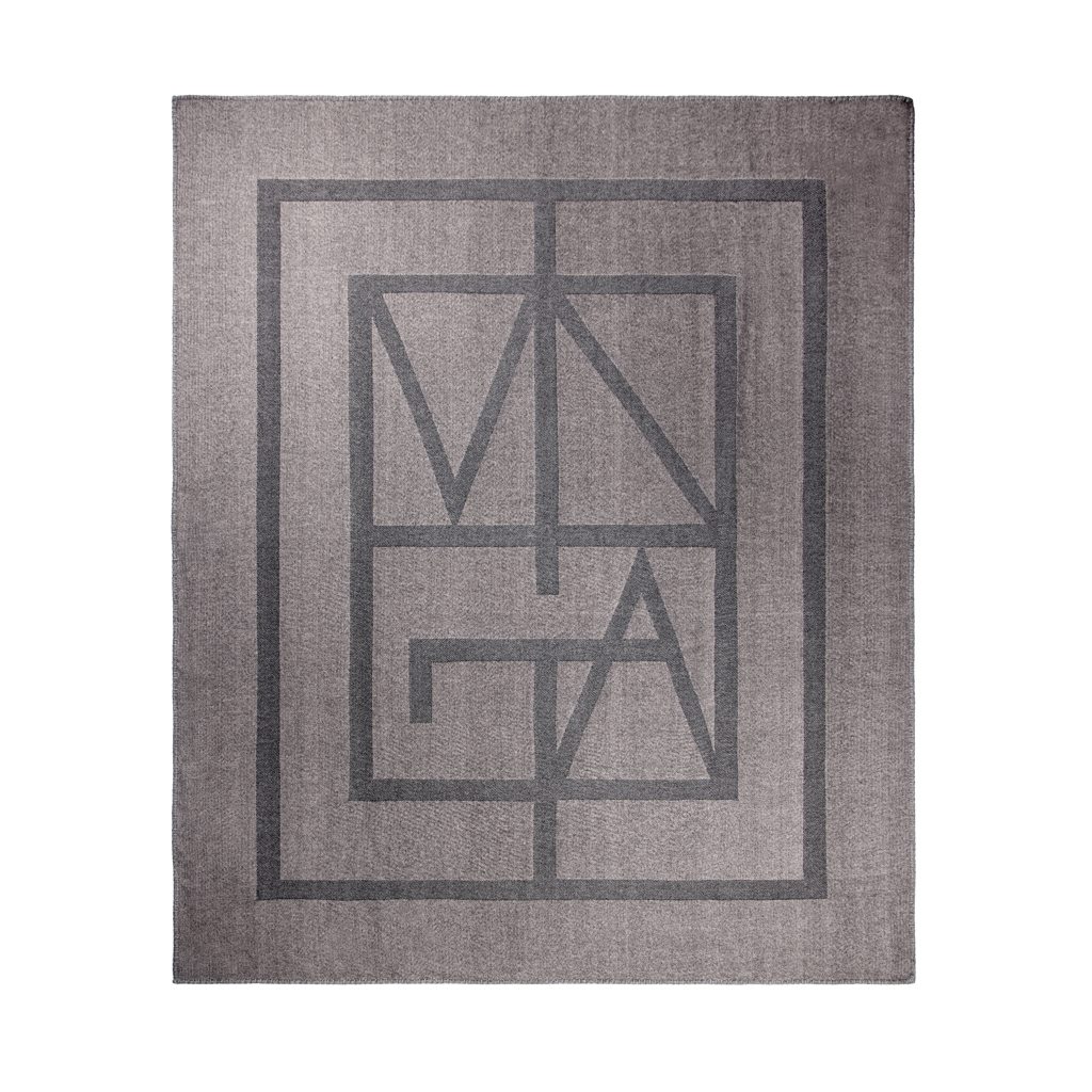 Couverture en polyester recyclé certifié Vinga Monogram 260 g_03