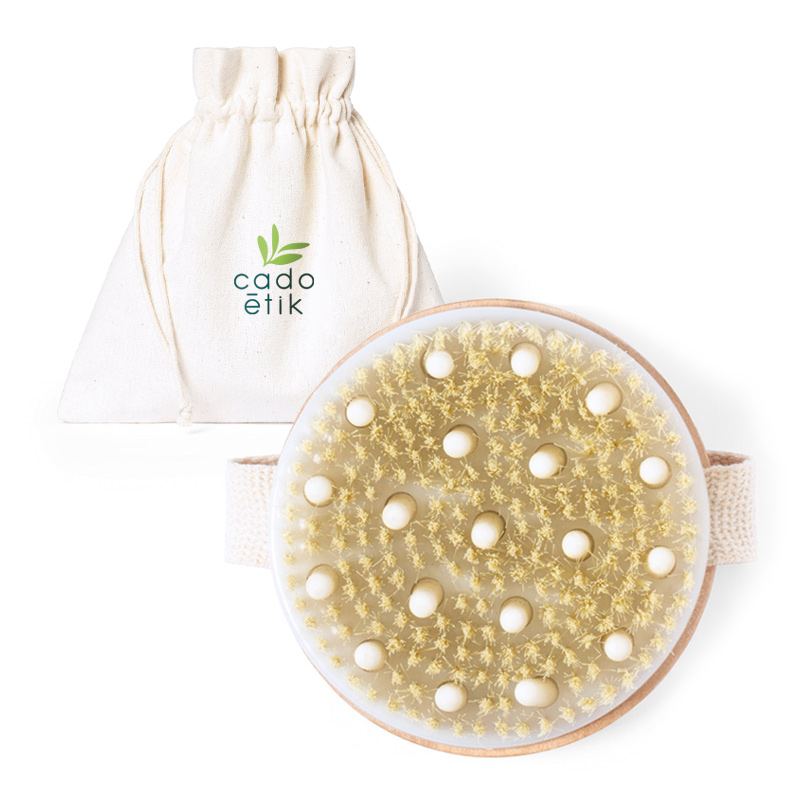 Brosse de massage exfoliante en bois Ruck_1