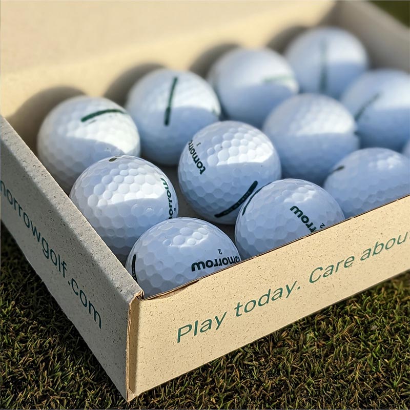 Balle de golf en plastique recyclé Tomorow_04