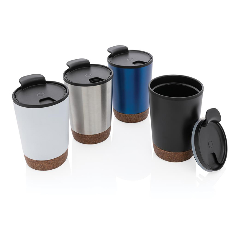Mug isotherme en inox recyclé et liège certifiés Actuel 300 mL_02