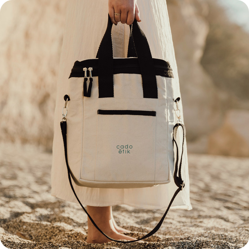 Sac isotherme en toile recyclée Vinga Volonne 10 L_00