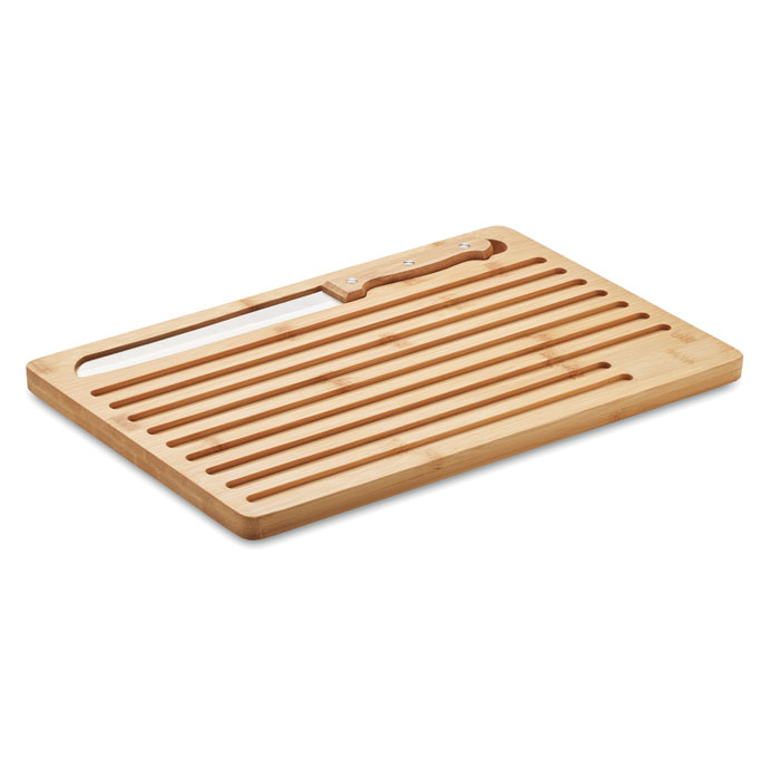 Set planche à pain et couteau en bambou Lembaga_Bois
