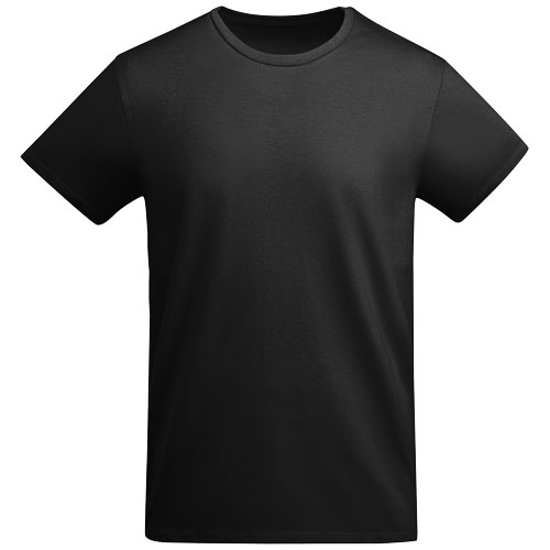 T-shirt homme en coton bio certifié Breda 175 g_Noir