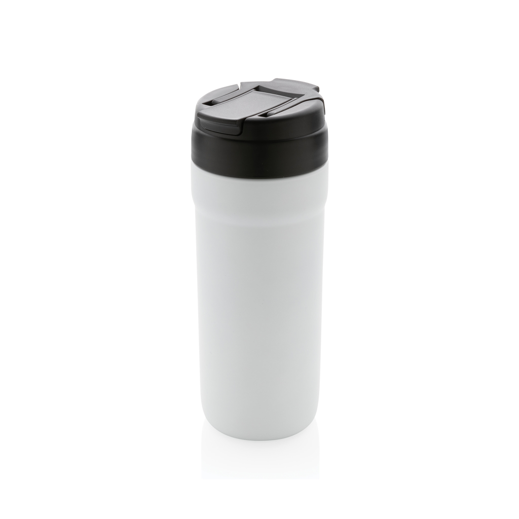 Gourde isotherme en inox recyclé certifié Nelson 670 mL_Blanc