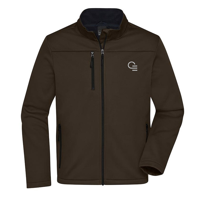 Veste softshell homme en polyester recyclé rPET James_1