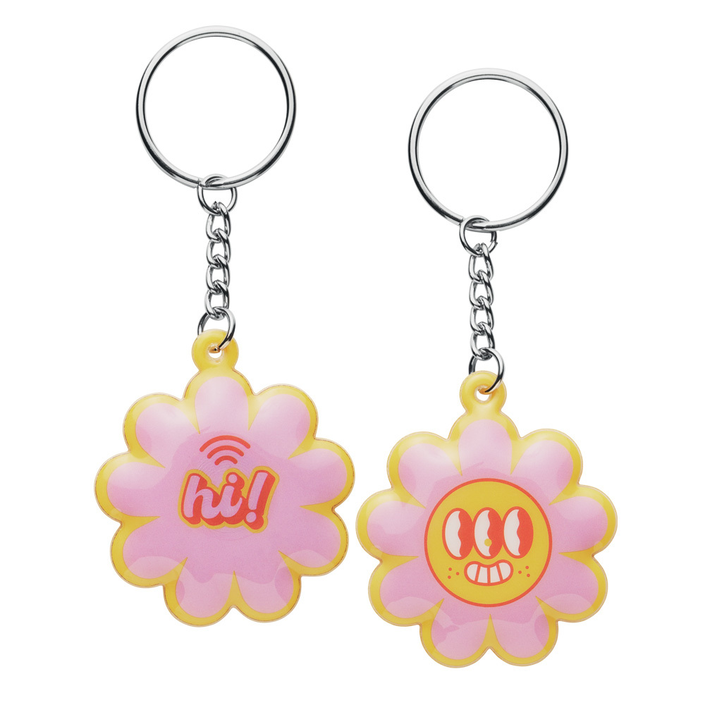 Porte-clés publicitaire sur-mesure à la forme NFC_02