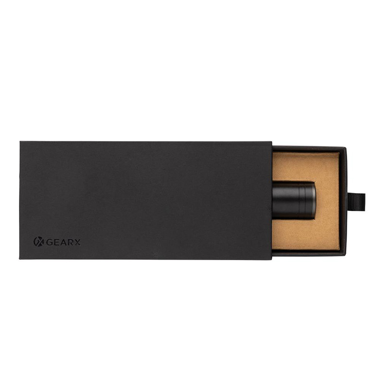 Lampe torche rechargeable USB en aluminium recyclé certifié 3 W Gear X _03