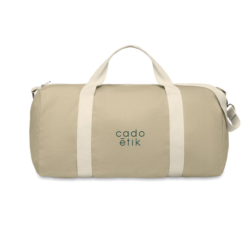 Sac polochon en coton et polyester recyclés Maldi 320 g_01
