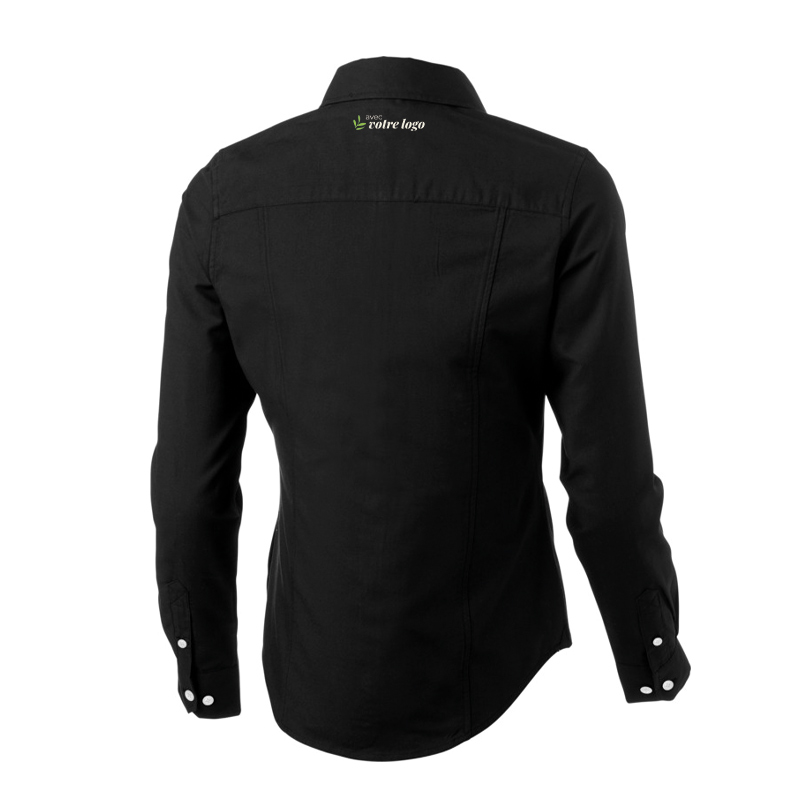 Chemise femme en coton certifié Oxford Vaillant_03