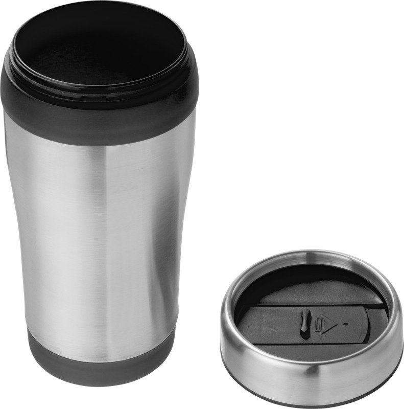 Mug isotherme en inox recyclé certifié Elwood 410 mL_2