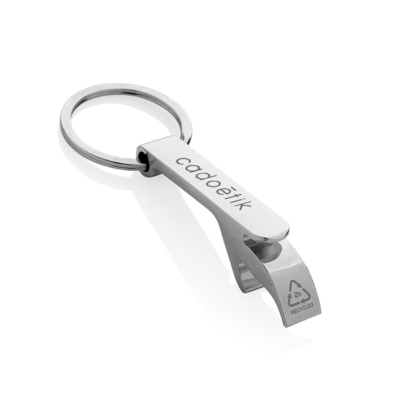 Porte-clés décapsuleur en métal recyclé certifié Bottern_1