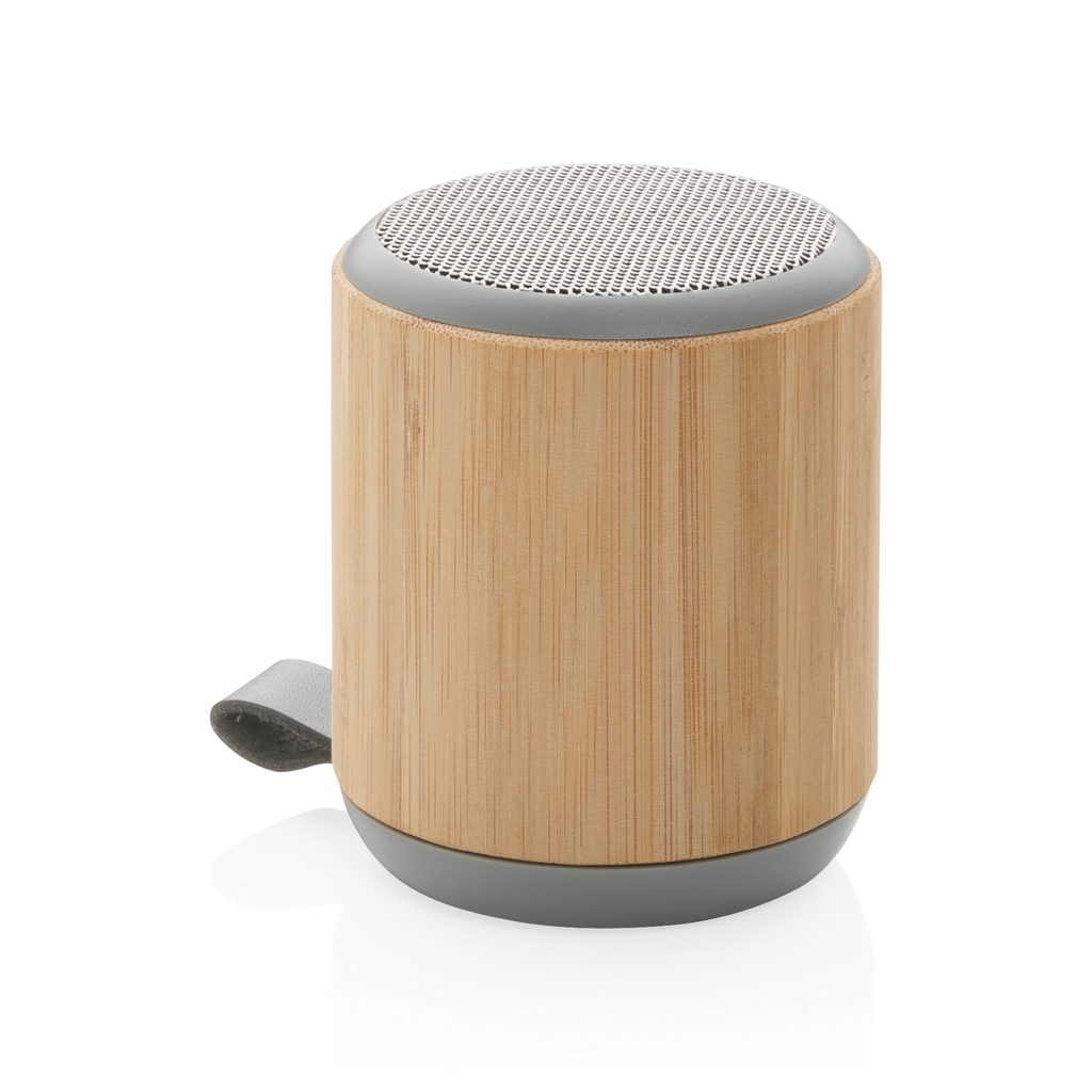 Enceinte nomade en bambou Sonal 3W_Marron