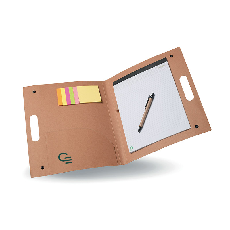 Conférencier publicitaire porte-documents en carton recyclé Alberta_02