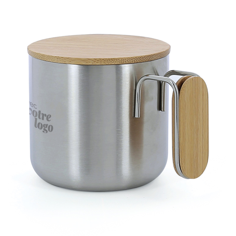 Mug en inox et bambou Kechaz 350 mL _3