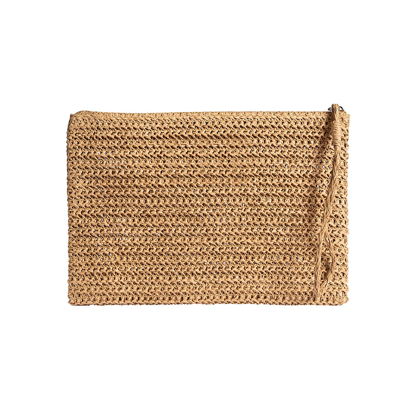 Pochette multi-usages personnalisée en papier tressé Sully_02