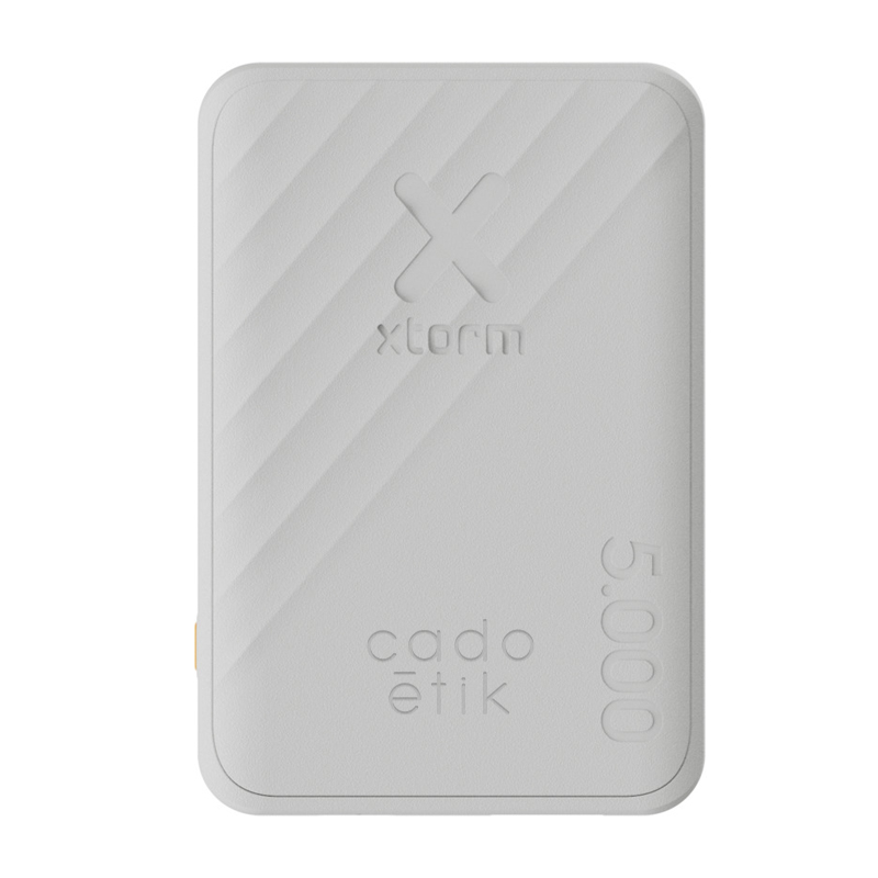 Batterie externe à charge rapide en plastique recyclé Xtorm Go2 5000 mAh et 12W_1