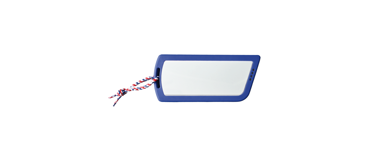 Batterie externe en plastique recyclé rPET Warm Up 8000 mAh_Bleu