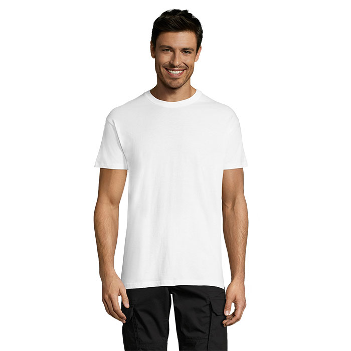 T-shirt unisexe en coton certifié Titan 150 g_Blanc 2