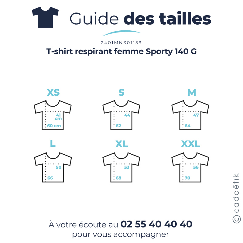 T-shirt de sport femme en polyester certifié Sporty 140 G_05