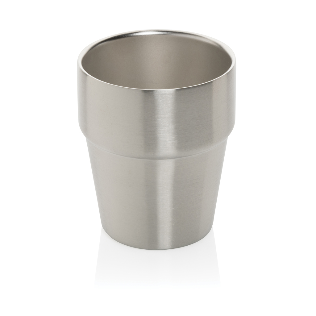 Gobelet en inox recyclé certifié Clark 300 mL_Argent