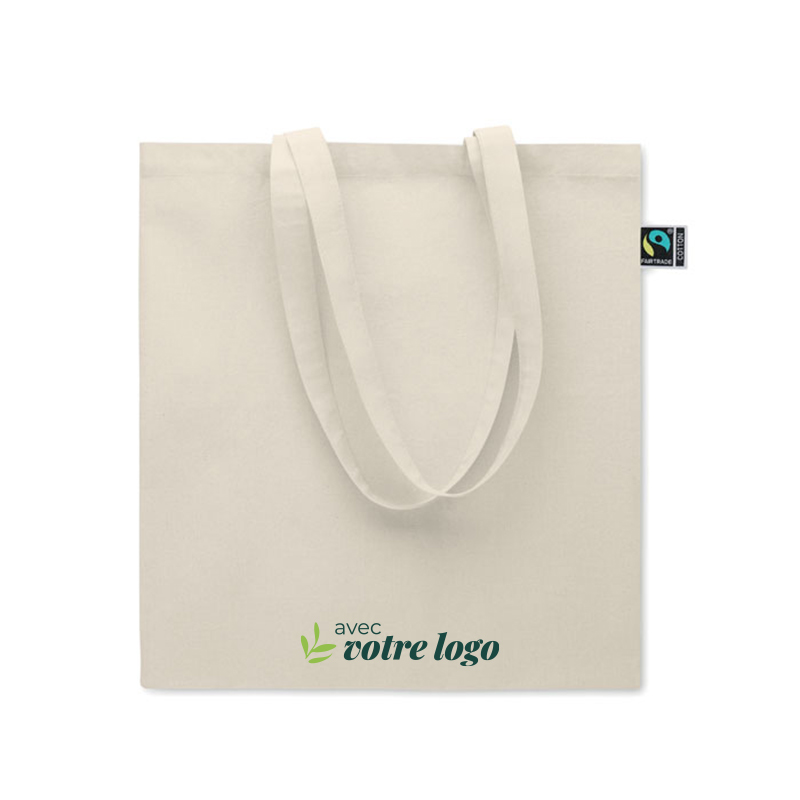 Tote bag en coton équitable Osole++ à soufflet 180 g_03