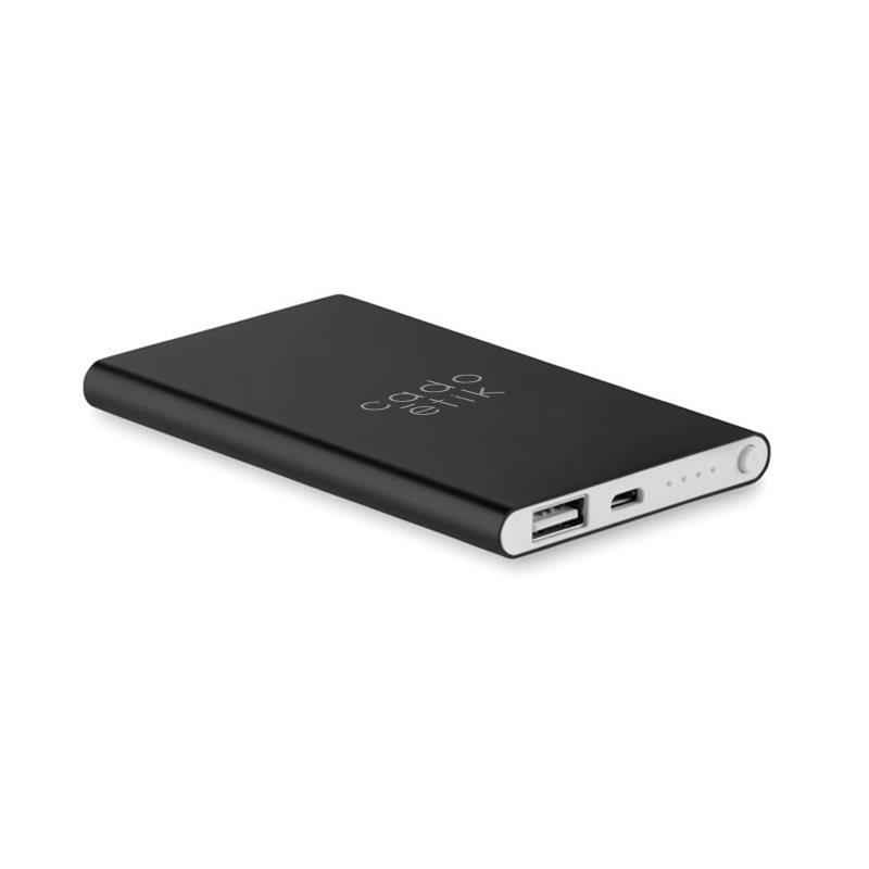 Chargeur publicitaire ultra plat Powerflat - cadeau d'entreprise high-tech