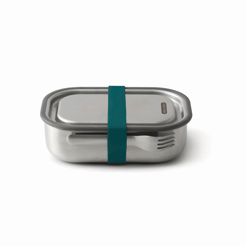 Lunch box publicitaire 3 en 1 en inox Black+Blum 1L_Turquoise
