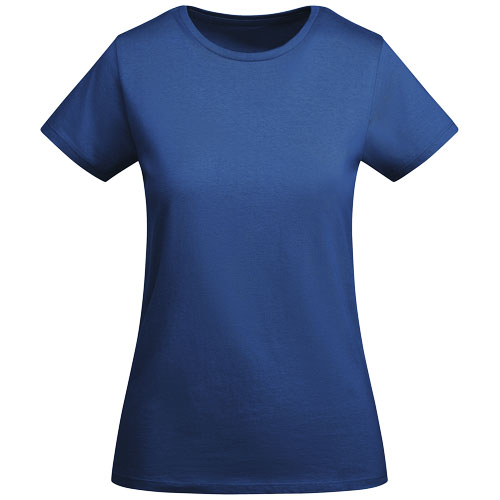 T-shirt femme en coton bio certifié Breda 175 g_Bleu royal