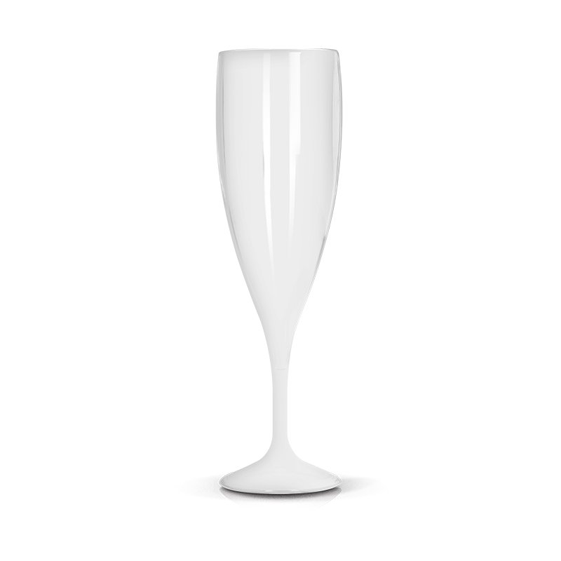 Flûte à champagne en tritan Ras Bord 14 cl_Blanc