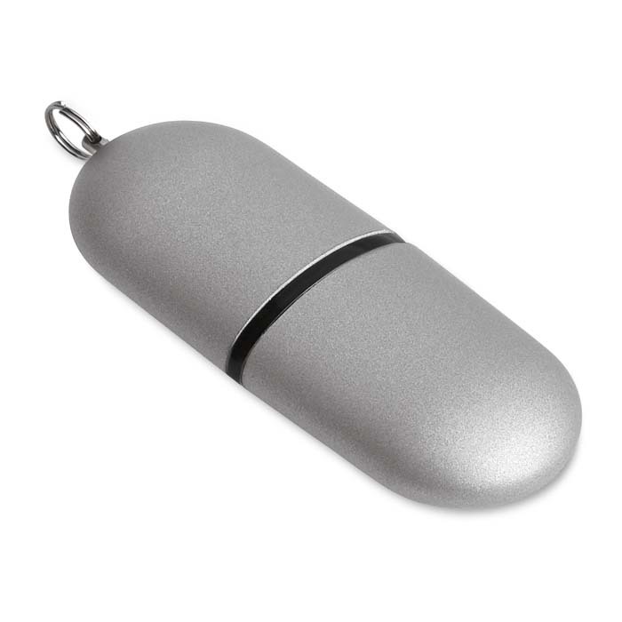 Clé usb Infocap_Argent mat