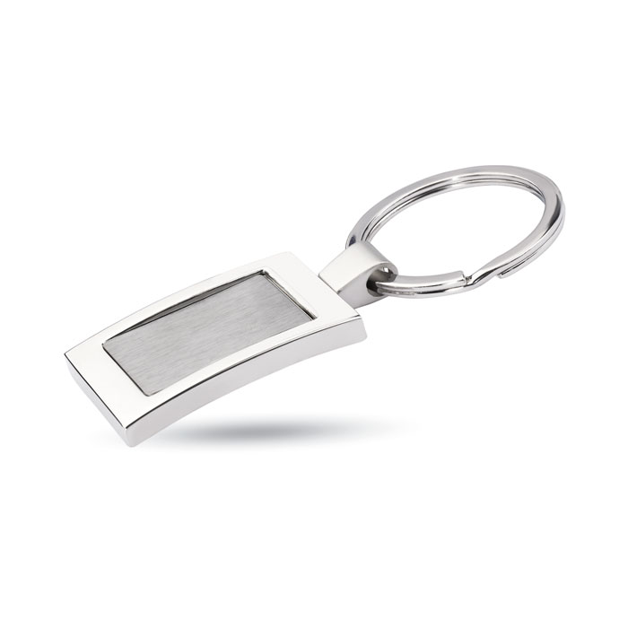 Porte-clés en métal Harrobs_Argent brillant