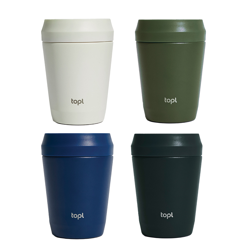 Mug isotherme en inox et plastique recyclés certifiés Topl 235 mL_02