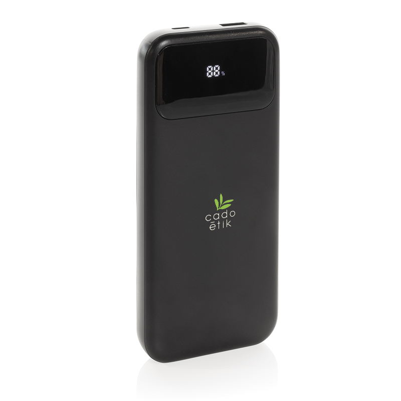 Batterie externe 10 000 mAh avec charge rapide en plastique recyclé certifié Turbopack_1