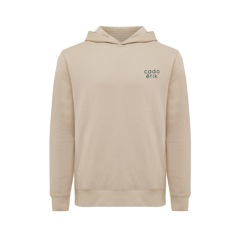 Sweat à capuche unisexe en coton bio et recyclé certifiés Iqoniq Yengo 280 g_1