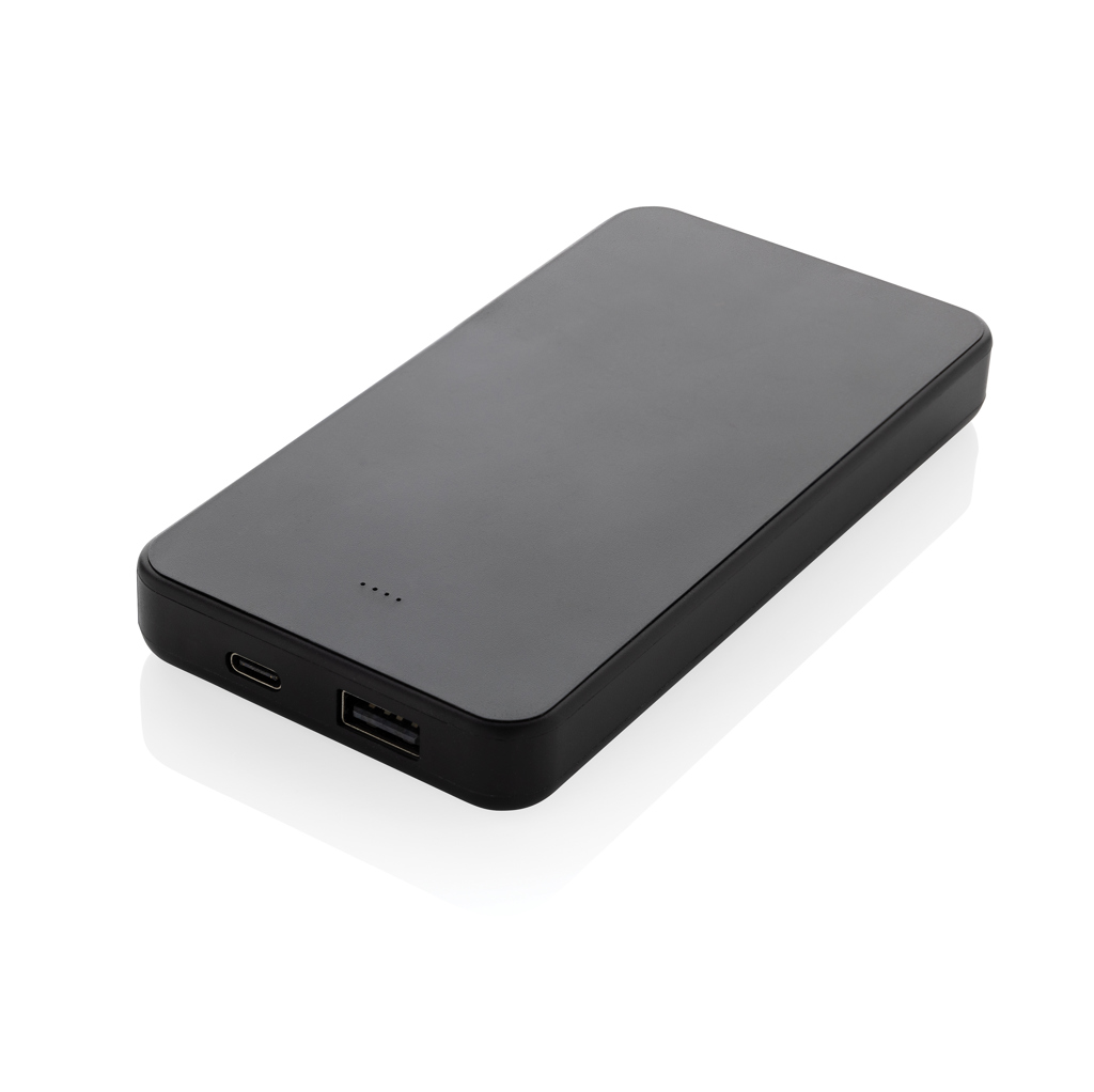 Batterie externe en plastique recyclé certifié Boostcore 10 000 mAh_Noir