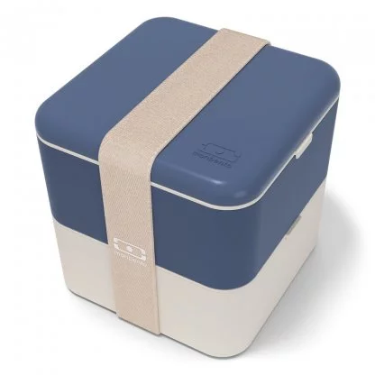 Boîte bento carrée MB Square 1,7 L_Bleu