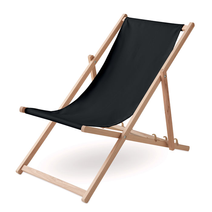 Transat personnalisé en bois Honopu_Noir