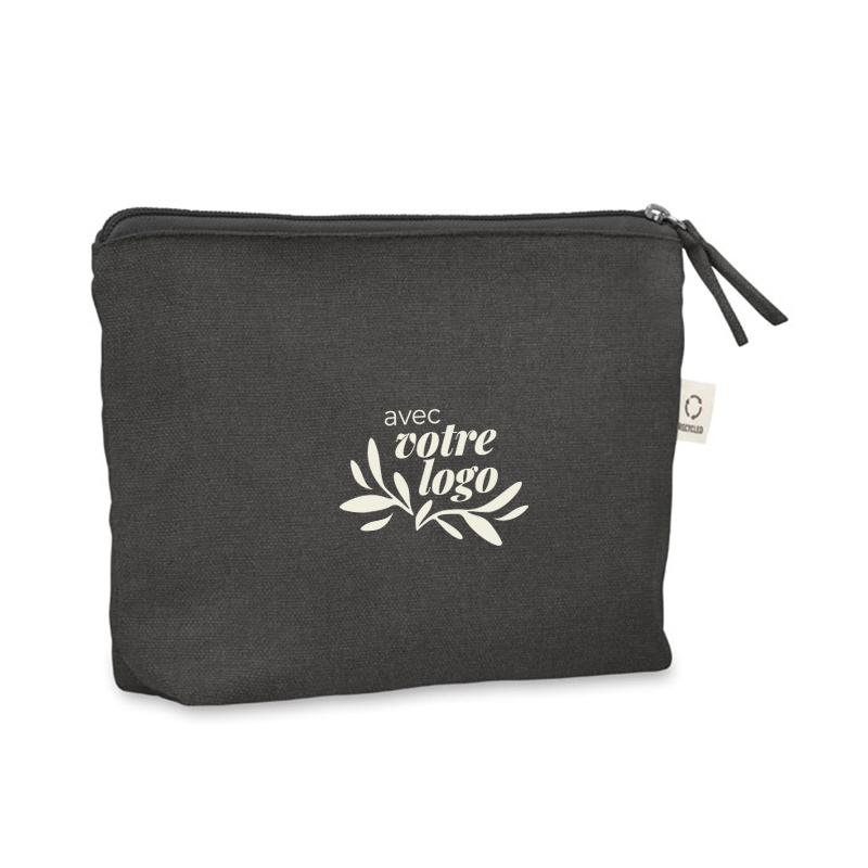 Pochette multi-usages en coton et polyester rPET recyclés Elnas 320 g_03