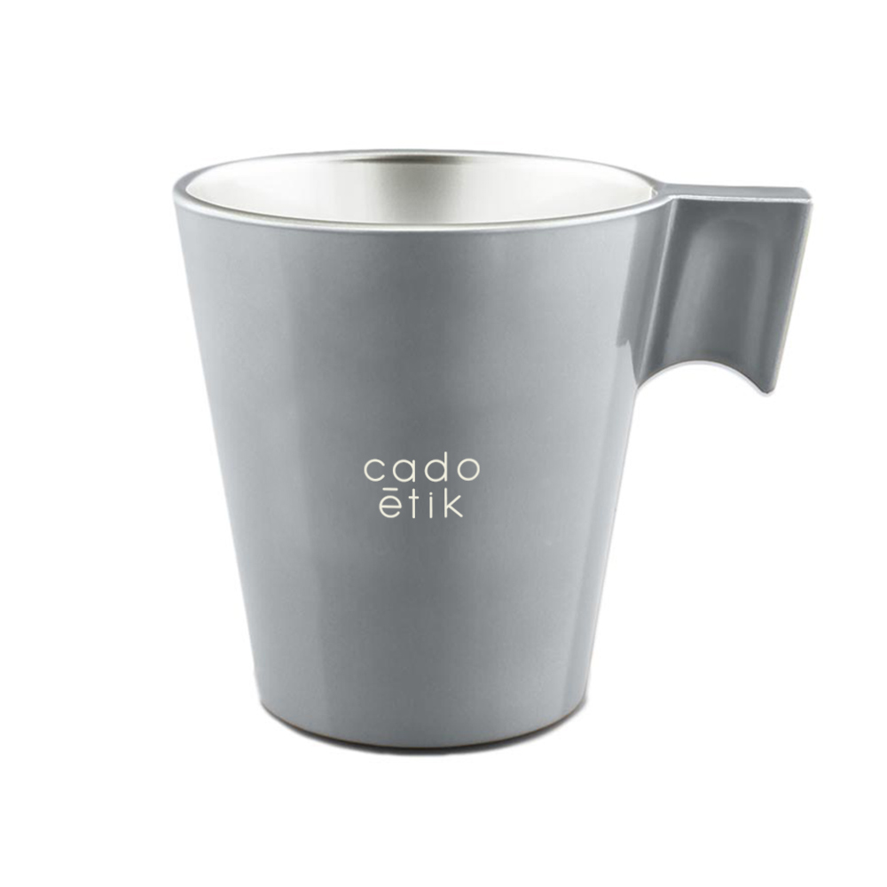 Mug publicitaire en verre Jumbo - Coloris argent