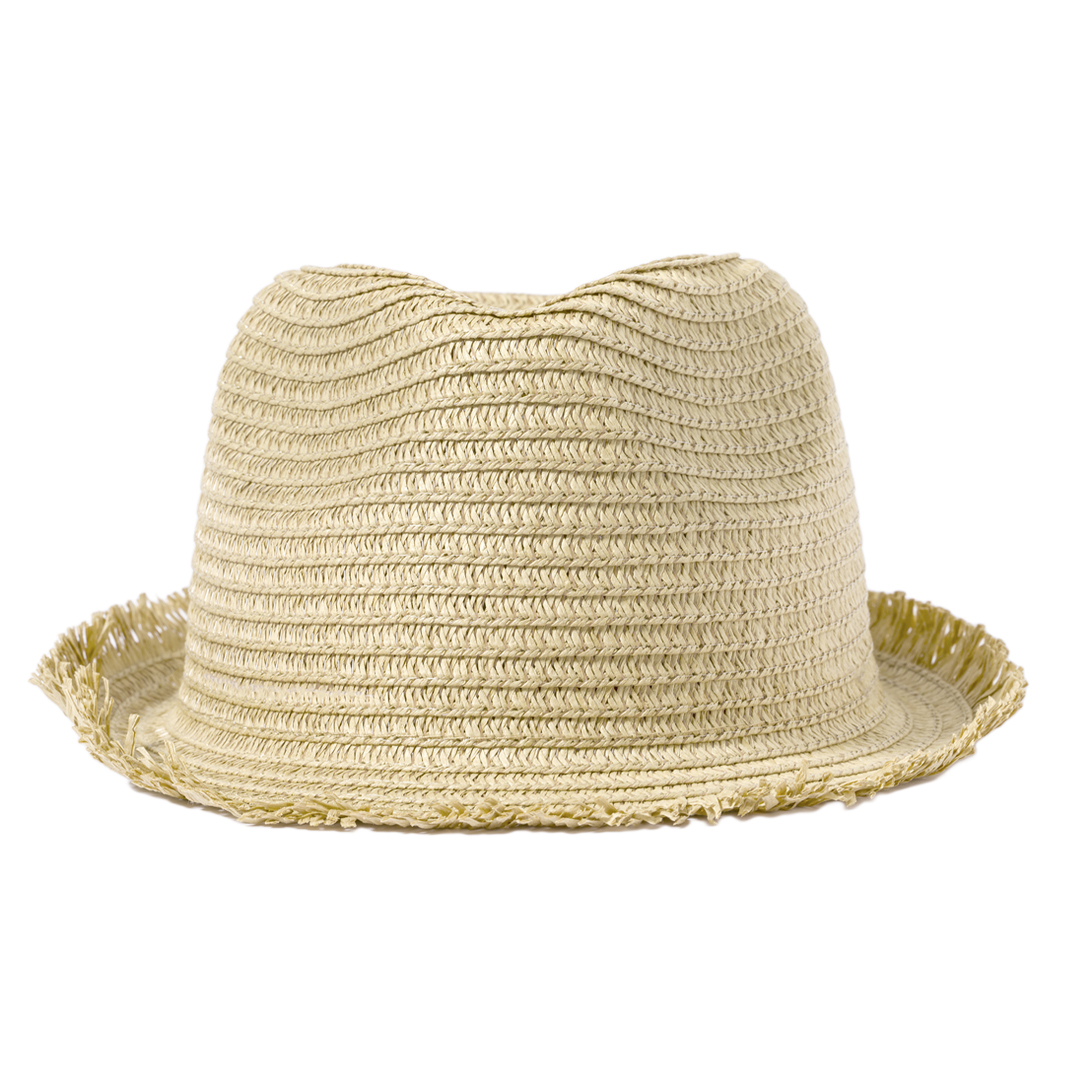 Chapeau en paille de papier Harmon_Naturel