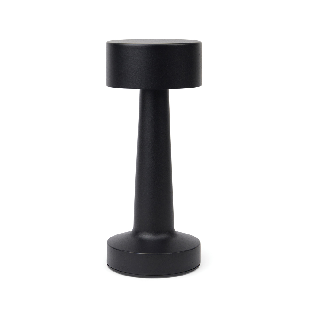 Lampe de bureau en métal et plastique recyclé certifié Maris_Noir
