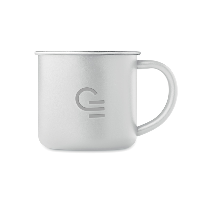 Mug publicitaire vintage en inox recyclé Caribu 300 mL_01