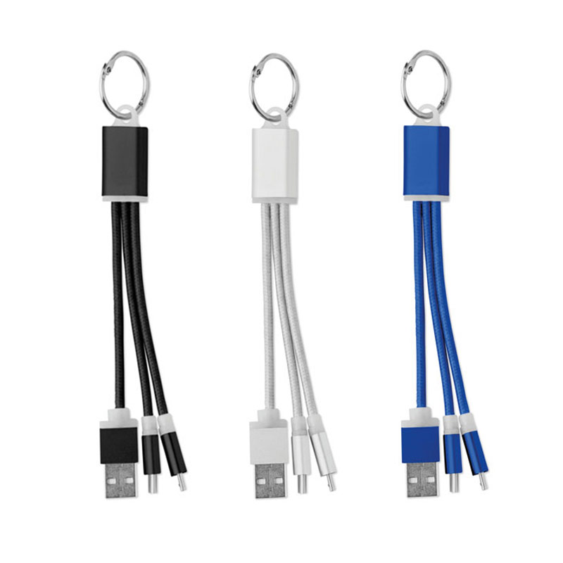 Porte-clés 3 câbles USB Rizo_02