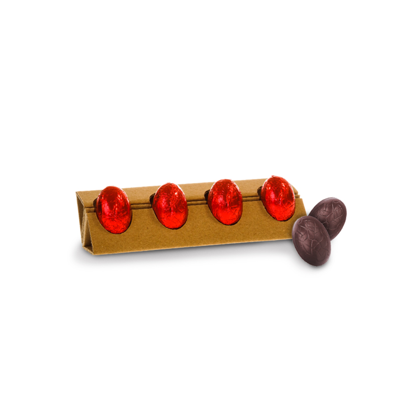 Boîte 4 œufs en chocolat praliné noir ou lait 33 g_03